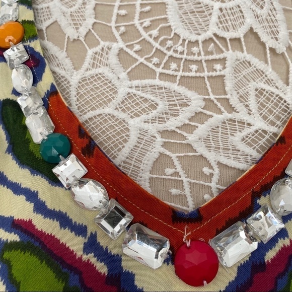 Life Style Long Sleeve V-neck tunic side slits M - Picture 6 of 9